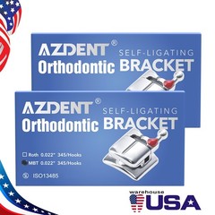 3 Types Dental Ortho Self Ligating Bracket Braces Mini Roth/MBT.022 345 Hooks