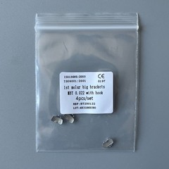 20Sets Dental 1st Brackets Molar Wide Big Bracket Orthodontic Roth MBT 022 Hooks