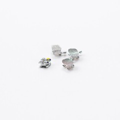 EASYINSMILE Dental Orthodontic Brackets Mini Metal Braces Roth/MBT 022 hook 345