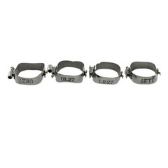 GAC Orthodontic Molar Bands MBT Lingual Cleat Convertible Double Tubes 85 Set