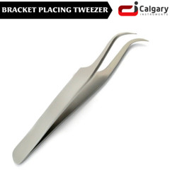 Bracket Placing Direct Bonding Placement Tweezer Orthodontic Buccal Dentist Tool