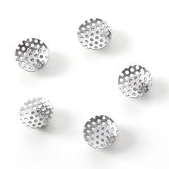 50pcs AZDENT Dental Orthodontic Bondable Hole Lingual Buttons Round Base