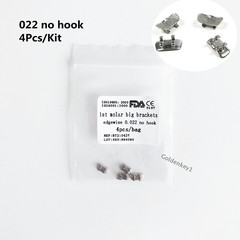 Dental Orthodontic 1st(6th) Molar Wide Big Bracket Edgewise 018 no Hook Roth MBT