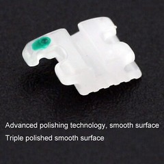 STAR ABSOLUTE Dental Orthodontic Sapphire Ceramic Bracket Brace Roth MBT 022 345