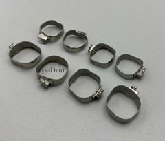 10x Dental Orthodontic 1st Molar Bands Buccal Tubes Roth 018/022 Non-cov 29-44+