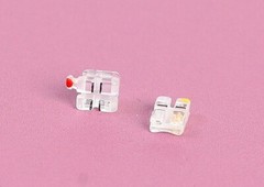 Dental Clear Ceramic Absolute Sapphire Orthodontic Bracket-ROTH/MBT – 018/022