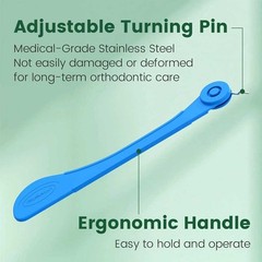 Dental Orthodontic Expander Swivel Key Tool for Palate Expanders 2Pcs