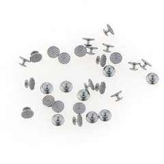100PCS US Dental Orthodontic Lingual Buttons Bondable round Mesh Base