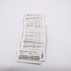 1-100Pack Dental Orthodontic Brackets Braces Roth/MBT/Edgewise 25 Size to Choice