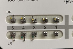 1-1000Sets Dental Orthodontic Metal Brackets Mini MBT 022 345 hooks Mesh Base