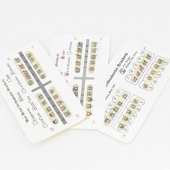 Dental Bracket Ultrathin Monoblock MIM Edgewise ROTH MBT 022 018 345 Hook