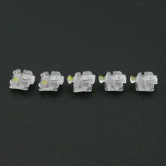 Dental Orthodontic Self-ligating Bracket Ceramic Brace Roth MBT 022 345 hooks