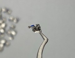 50pcs Dental Orthodontic Brackets metal Braces Standard MBT Slot 022 345 hooks