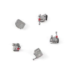 Dental Orthodontic Metal Brackets Brace mini Roth/MBT 0.022/0.018 3/3-4-5 Hooks