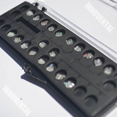 J&J Ortho™ CLARO™ Crystal Sapphire Orthodontic Bracket(20 Brackets) Hubit