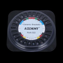 5 Packs AZDENT Dental Orthodontic Ceramic Brackets Braces Roth.022 Hooks 3 4 5