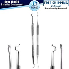 Dental Orthodontic Ligature Director Band Seating & Cement Removal Flat 2Pieces