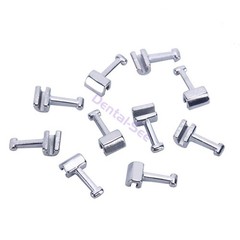 10Pcs Dental Orthodontic Crimpable Hooks Short Long Stainless For Archwire Brace