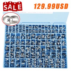 85 Set Dent Orthodontic 1st Molar Bands w/ Convertible Roth 022 Single Tube M!