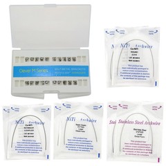 Orthodontic Brackets Self Ligating Copper Niti Arch Wires Empower Roth MBT Kit