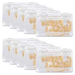 10pcs AZDENT Dental Orthodontic Lingual Button Chain Gold Bondable