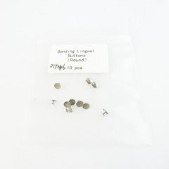 Dental Orthodontic Lingual Button Bondable Round Rectangular Mesh Base Braces