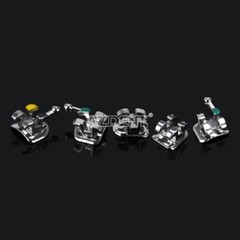 5 Box Dental Orthodontic Metal Bracket Mini Roth.022 with 3-4-5 Hooks Laser Mark