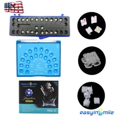 Dental Orthodontic Braces Self-Ligating Sapphire Ceramic Brackets Roth/MBT 022′