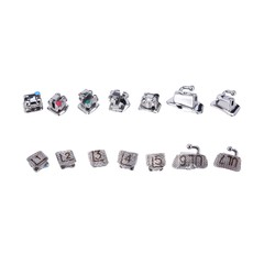 Dental Orthodontic Metal Self-Ligating Brackets+Buccal Tube Roth / MBT.022
