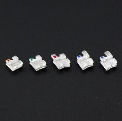STAR ABSOLUTE Dental Orthodontic Sapphire Ceramic Bracket Brace Roth MBT 022 345