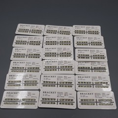 10 Packs Dental Orthodontic Metal Brackets Braces Mini/Standard 018/022Slot Hook