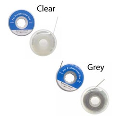 2 Rolls Dental Grey Orthodontic Archwire Sleeve Elastic Protective Tube