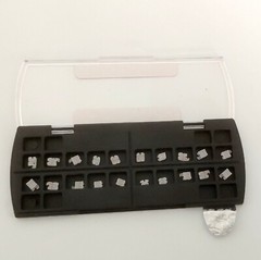 5Sets Dental Orthodontic Braces Ceramic Brackets Mini Roth MBT 022 345 hooks