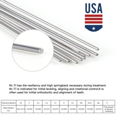 Dental Orthodontic Brackets Braces /Niti Round Arch Wires/1st molar Buccal Tubes