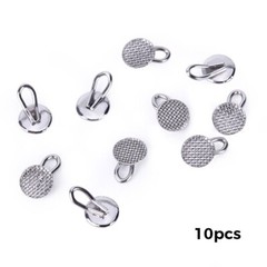 Dental Orthodontic Lingual Buttons Bondable Round Base/Rectangular Button Chains