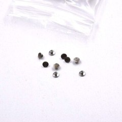 Dental Orthodontic Lingual Button Bondable Round Base with Mesh 10Pcs/Kit