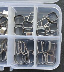 10 Sets Dental 2nd Molar Space Maintainer Brace Preformed 32#-41# Band and Loop