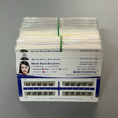 20 Sets Dental Orthodontic Metal Brackets Mini Roth 022 no hooks Mesh Base
