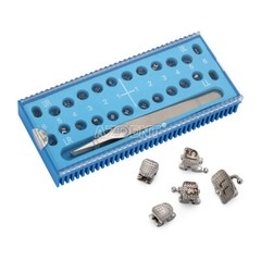 Dental Orthodontic Passive Self-Ligating Braces Bracket Roth .022 Hooks 3 4 5