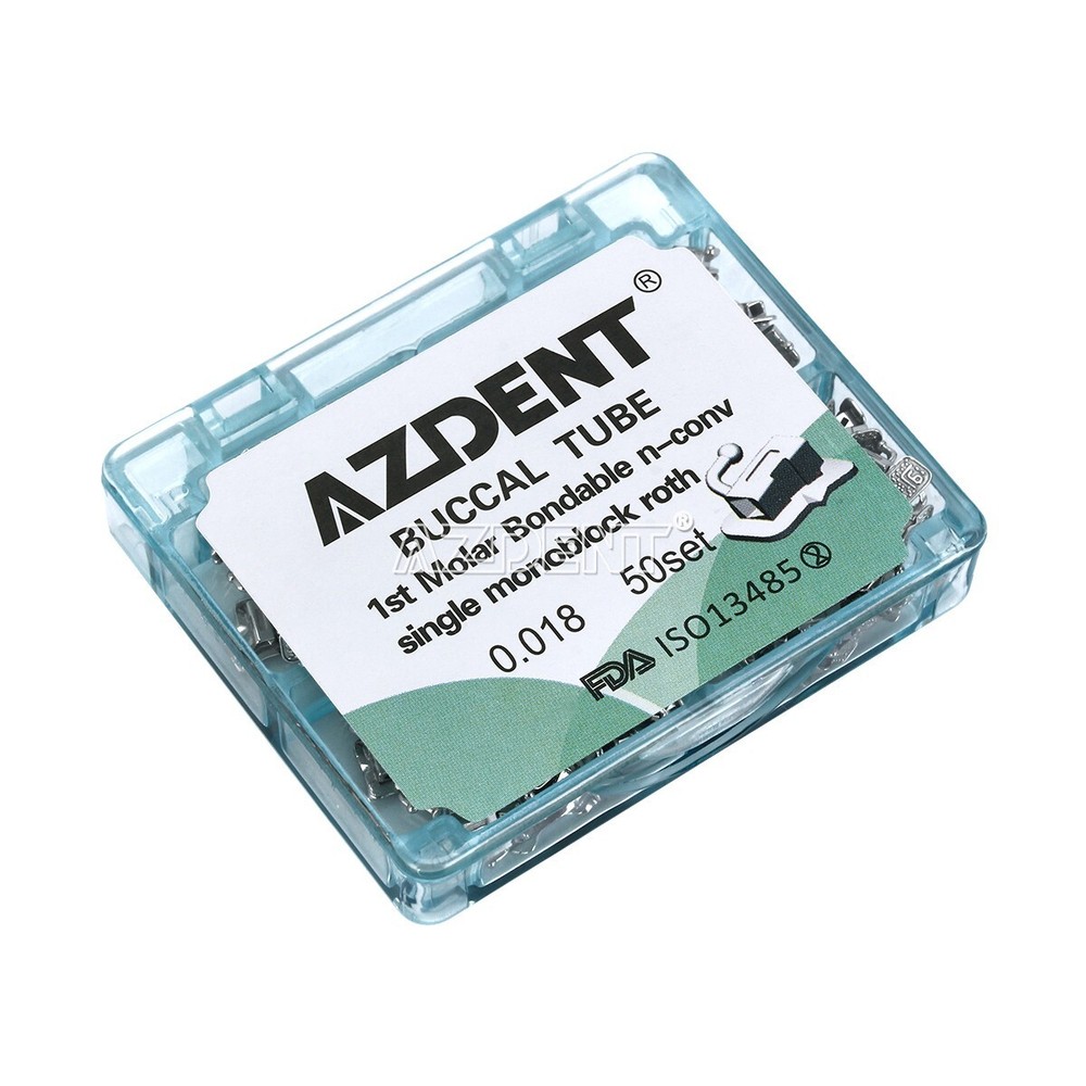USA Ortodoncia dental primera Molar bucal tubo no convertibles Roth.018 AZDENT