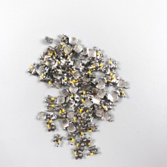 100Pcs Dental Orthodontic Ceramic Metal Bracket Mini Roth 022 Slot 345Hook Bulk