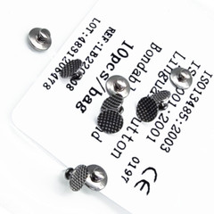 Dental Orthodontics Lingual Buttons Round Base Accessory Bondable Teeth