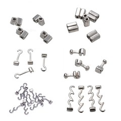 10Pcs Dental Orthodontic Crimpable Hook sliding right/left/long/left for bracket