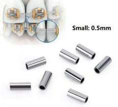10Pcs/Bag Dental Orthodontic Crimpable Hook Stop tube Mini Stops Bracket Stopper