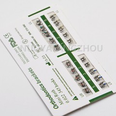 5 Sets Dental Teeth Brackets Mini Roth 022 345 Hooks Mesh Base Ultrathin Braces