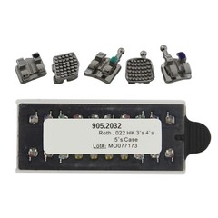 Dental Orthodontic Metal Brackets MIM Brace Mini MBT Roth 018 022 345 Empower AO