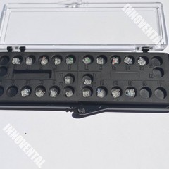 J&J Ortho™ CLARO™ Crystal Sapphire Orthodontic Bracket(20 Brackets) Hubit