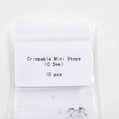 10 Pcs/Pack Dental Orthodontic Bondable Crimpable Mini Stops 0.5/0.8mm For Arch