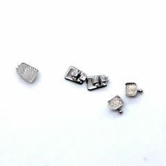 Orthodontics Dental Metal Lingual Brackets Roth 018 Braces 20/pack bomaoer
