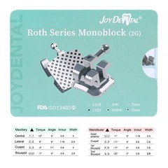 AZDENT Dental Orthodontic MIM Monoblock Brackets Braces Mini Roth 022 Hook 345